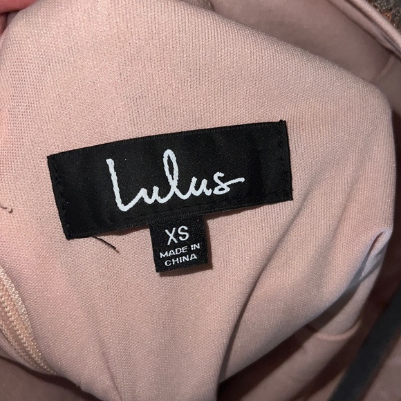 Lulus XS rose gold sequin dress - Picture 5 of 5